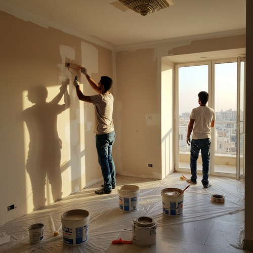 فني دهانات المدينة حي الملك فهد