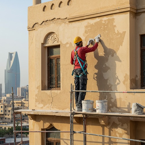 معلم دهانات في المدينة حي العنابس