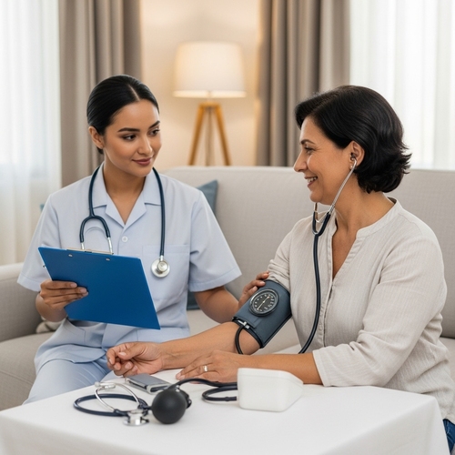 ممرضة منزلية بالشهر بالدمام