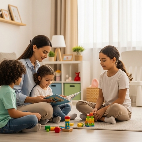 مساعدة شخصية للاطفال الدمام