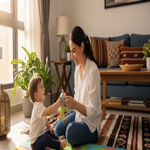 مربية أطفال بالشهر جدة